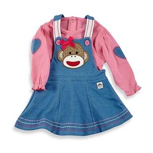 💐🌷Baby Starters Sock Monkey outfit (2pc)